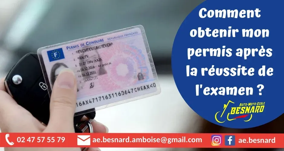 Comment obtenir son permis après la réussite de l'examen pratique ?